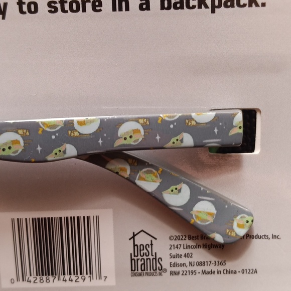 🆕Disney Star Wars Mandalorian Kids Blue Light Glasses with Protective Case - Picture 6 of 6